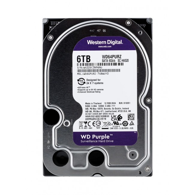 Western Digital WD64PURZ internal hard drive 3.5