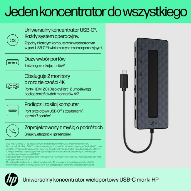 HP Docking Station Universal USB-C USB