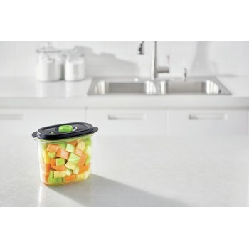FoodSaver FFC023X food storage container Oval Box 1.8 L Black, Transparent 1 pc(s)