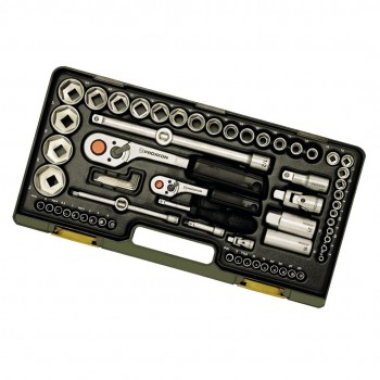Proxxon 23286 - socket spanner set, 56 parts
