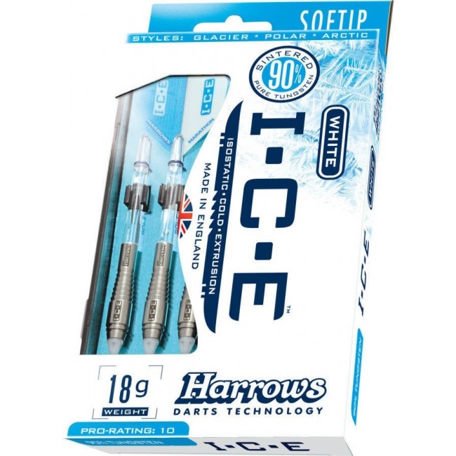 Harrows Ice 90% Softip Darts 18g 3 pcs