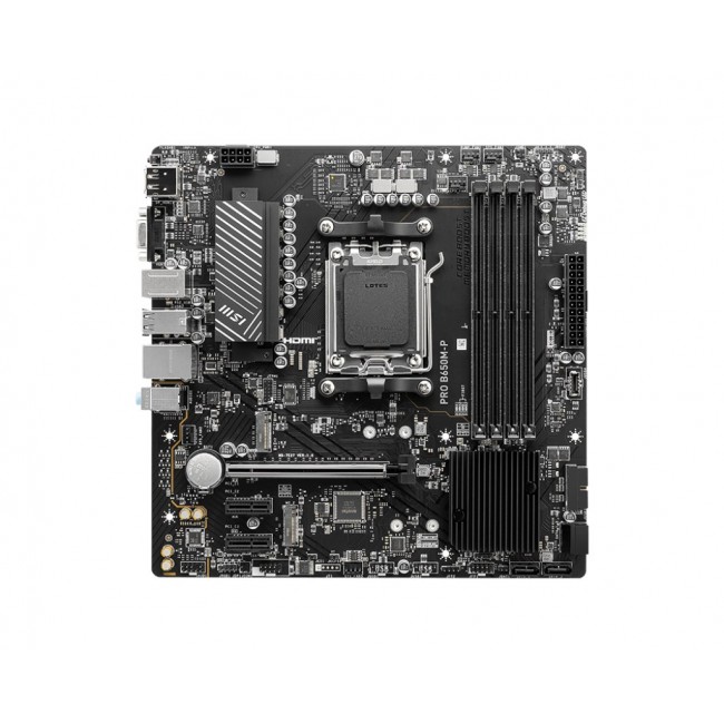 MSI PRO B650M-P motherboard AMD B650 Socket AM5 micro ATX