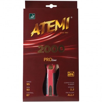 New Atemi 2000 Pro anatomical ping pong racket