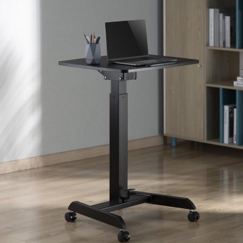 Maclean Laptop Table, Height Adjustable, for Standing Up Work, Max Height 113cm, MC-892B