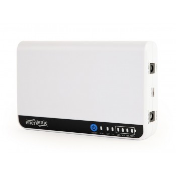 Gembird EG-UPS-DC18 UPS for DC devices, 12 or 15 V, 18 W, white