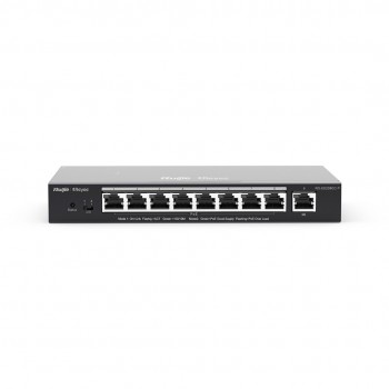 Ruijie Networks RG-ES209GC-P network switch Managed Gigabit Ethernet (10/100/1000) Power over Ethernet (PoE) Black