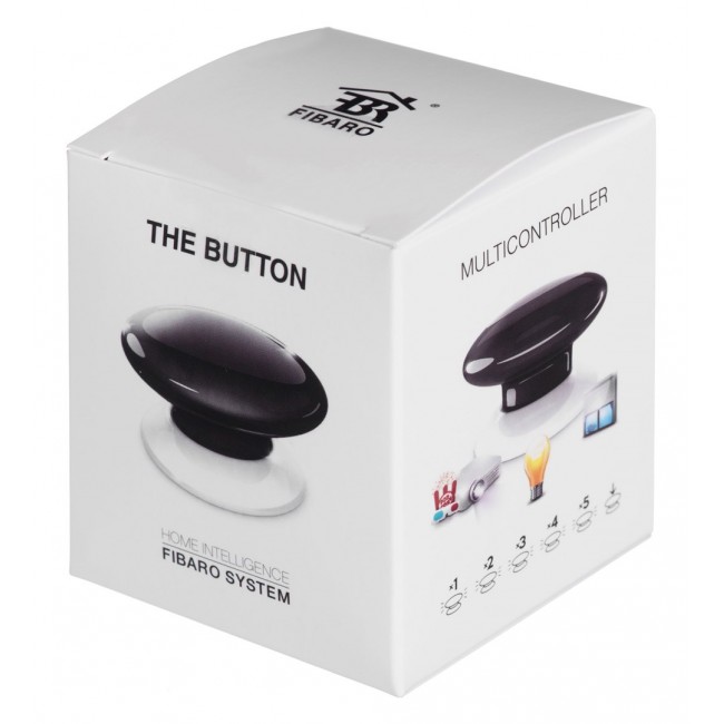 Fibaro The Button Black panic button Wireless Alarm