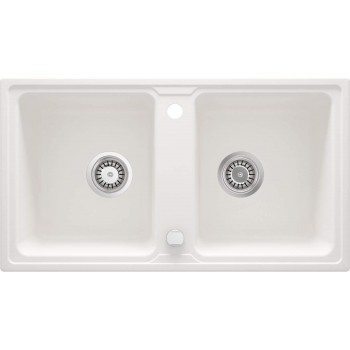 2-bowl granite sink