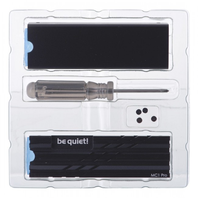 be quiet! MC1 PRO Solid-state drive Heatsink/Radiatior Black 1 pc(s)