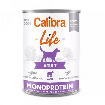 CALIBRA Life Adult Monoprotein lamb - wet dog food - 0.4kg