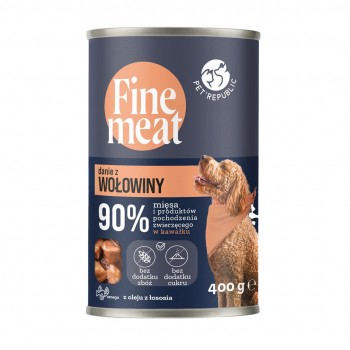 PET REPUBLIC Fine Meat Beef dish - wet dog food - 400g