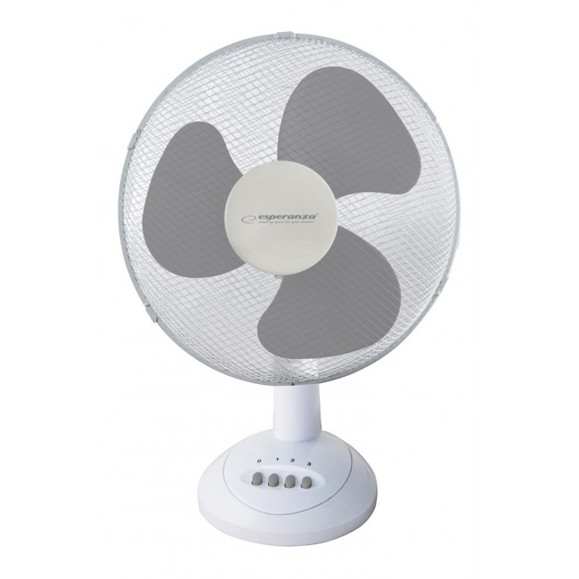 Esperanza EHF003WE, 12'' desk fan, White and Gray