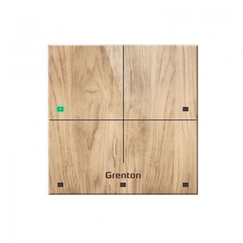 GRENTON TOUCH PANEL/ 4 TOUCH FIELDS/ TF-BUS/ LIGHT WOODEN FRONT