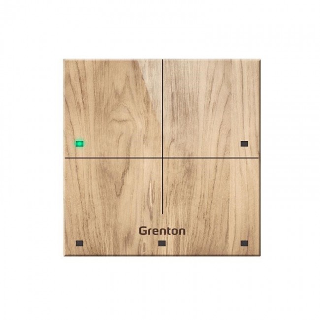 GRENTON TOUCH PANEL/ 4 TOUCH FIELDS/ TF-BUS/ LIGHT WOODEN FRONT