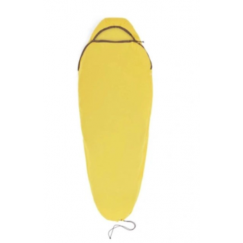 Sea To Summit Reactor Sleeping Bag Liner - Mummy W/ Drawcord- compact- yellow