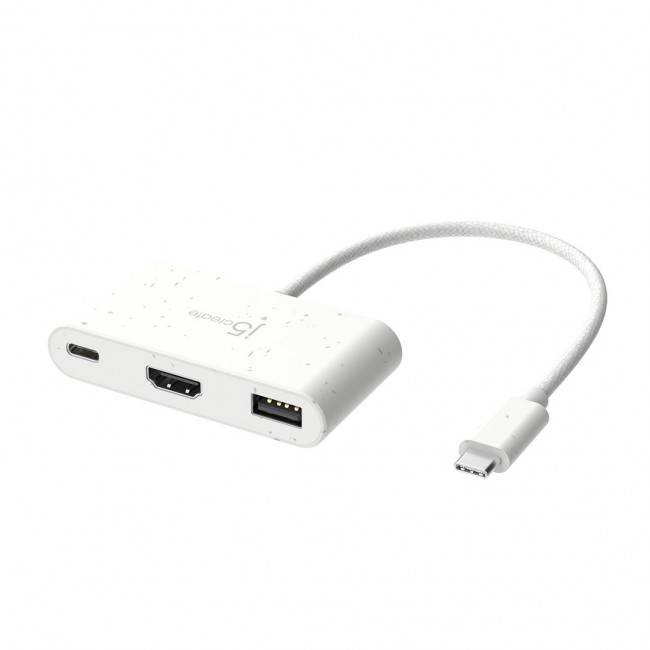 j5create JCA379EW - USB-C to HDMI & USB Type-A with Power Delivery