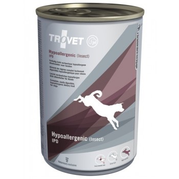 TROVET Hypoallergenic IPD with insect - Wet dog food - 400 g