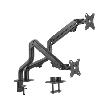 Gembird MA-DA2-02 Adjustable desk 2-display mounting arm (tilting), 17 -32 , up to 8 kg