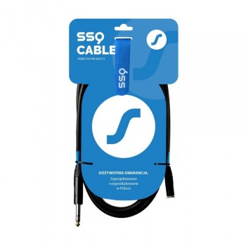 SSQ JSG5 - Cable Jack Stereo 3,5 mm - Jack stereo 6,3 mm, 5 m
