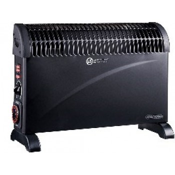 Mesko | Convector Heater with Timer and Turbo Fan | MS 7741b | Convection Heater | 2000 W | Number of power levels 3 | Suitable for rooms up to m2 | Black