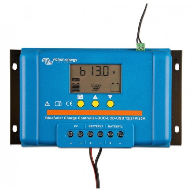 Victron Energy PWM Duo LCD&USB 12/24V-20A charge controller