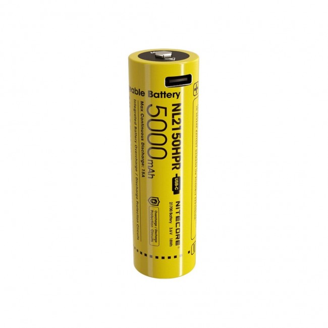 Nitecore NL2150HPR 21700 3.6V 5000mAh Battery