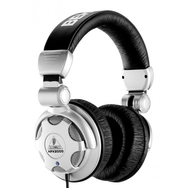 Behringer HPX2000 headphones/headset Wired Music Black, Silver