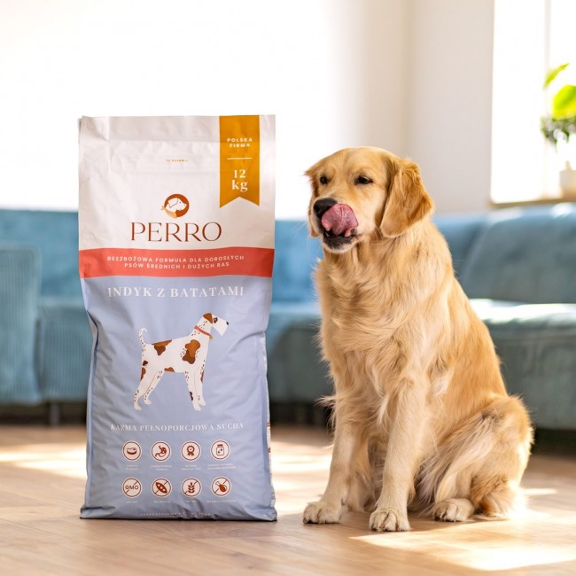 PERRO Turkey with sweet potatoes Medium and large breeds - dry dog food - 3kg