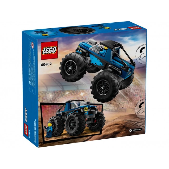 LEGO CITY 60402 BLUE MONSTER TRUCK