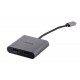 UNITEK ADAPTER USB-C - 2X HDMI 4K MST (M/F)