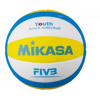 Mikasa VS160W yellow and blue volleyball size 4