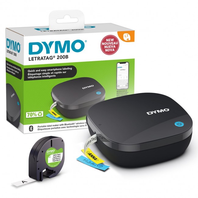 DYMO LetraTag LT-200B Bluetooth schwarz App-gesteuert!