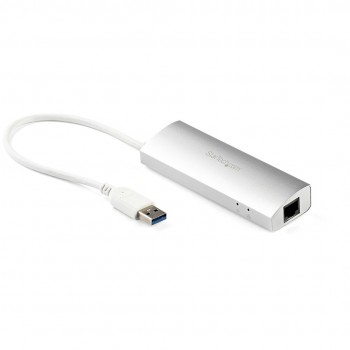 3PT PORTABLE USB 3.0 HUB + GBE/IN