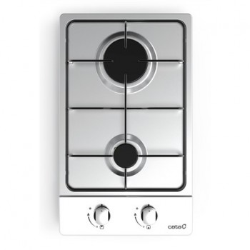 CATA Hob GI 3002 X Gas Number of burners/cooking zones 2 Rotary knobs Stainless steel