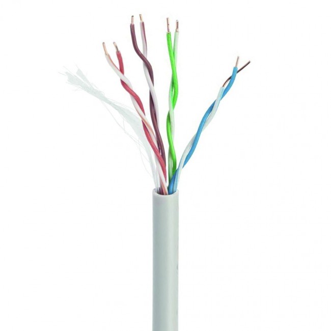Gembird UPC-5004E-SOL CAT5e UTP LAN cable (CCA), solid, 305m, grey