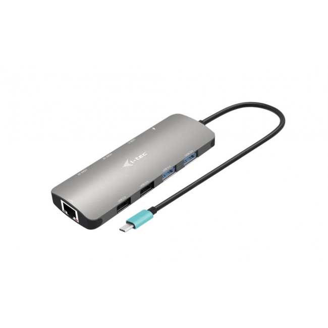 USB-C METAL NANO 2X HDMI/DOCKING STATION + PD 100W