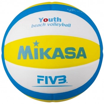 Mikasa SBV beach volleyball yellow-blue-white size 5