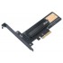 Akasa M.2 X4 PCI-E 3.0 Adapter Card - Black PCB
