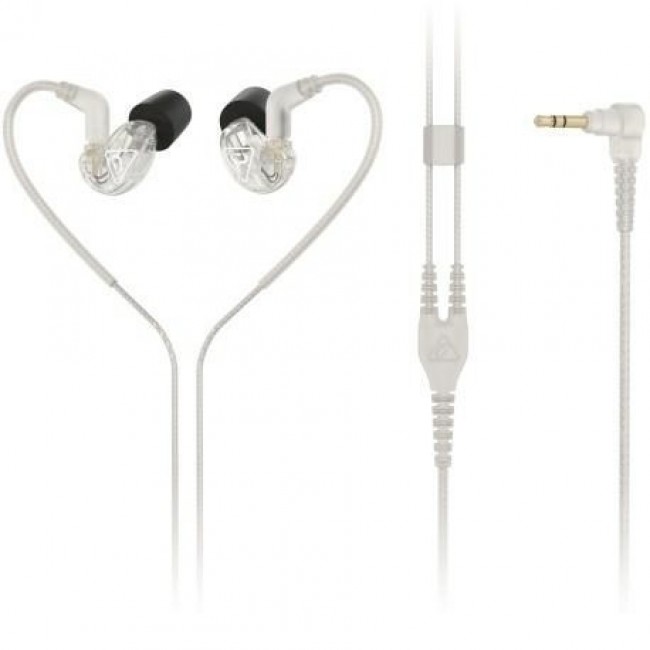 Behringer SD251-CL - In-ear headphones with MMCX connector, transparent