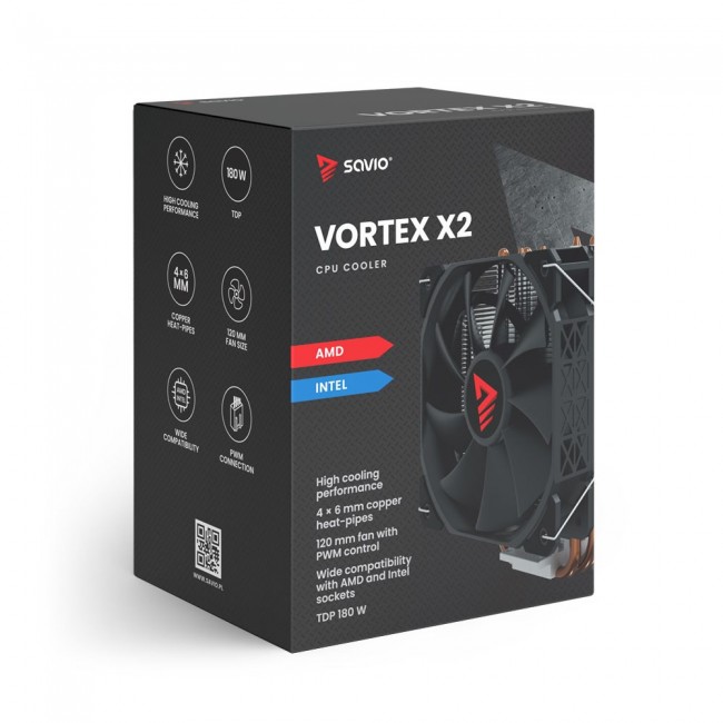 SAVIO VORTEX X2 CPU Cooler
