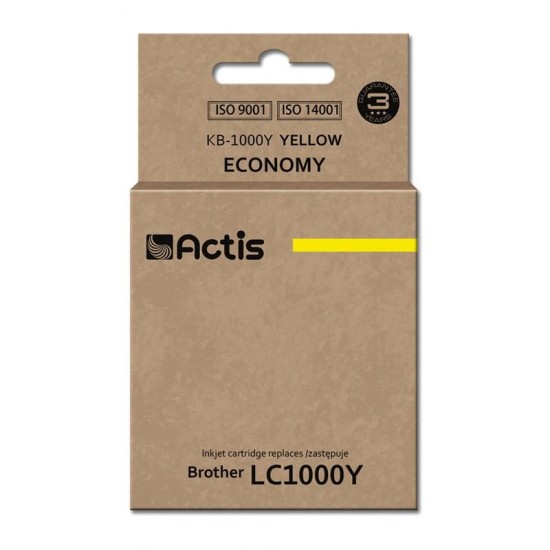 Actis KB-1000Y ink cartridge for Brother printer LC1000/LC970 Yellow