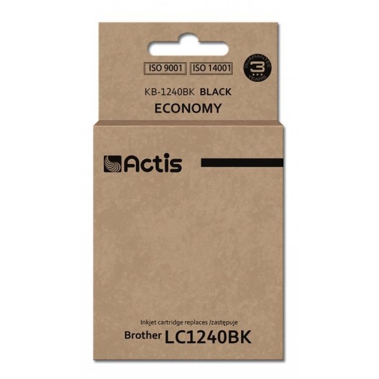 Actis KB-1240BK ink for Brother printer Brother LC1240BK/LC1220BK replacement Standard 19ml black