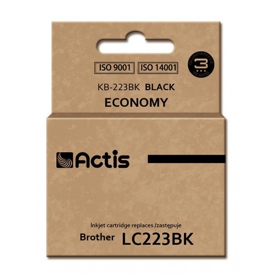 Actis KB-223BK ink for Brother printer Brother LC223BK replacement Standard 16 ml black