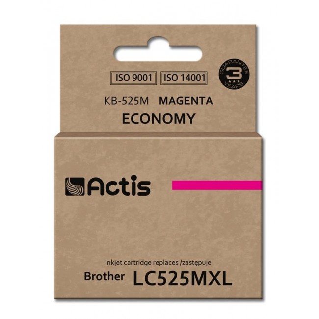 Actis KB-525M ink for Brother printer Brother LC-525M replacement Standard 15 ml magenta