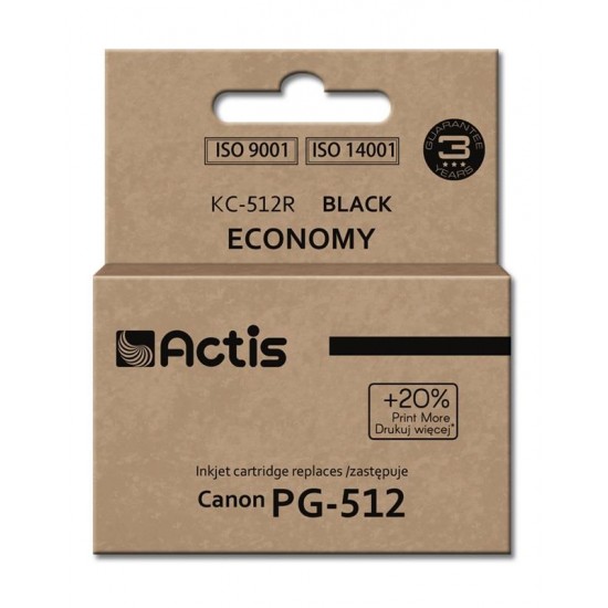 Actis KC-512R ink for Canon printer Canon PG-512 replacement Standard 15 ml black