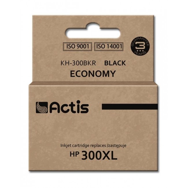Actis KH-300BKR Ink Cartridge (replacement for HP 300XL CC641EE Standard 15 ml black)