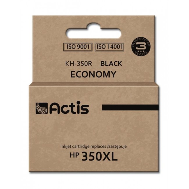 Actis KH-350R ink (replacement for HP 350XL CB336EE Standard 35 ml black)