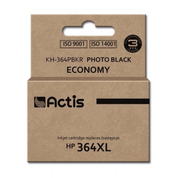 Actis KH-364PBKR Ink Cartridge (replacement for HP 364XL CB322EE Standard 12 ml black, photo)