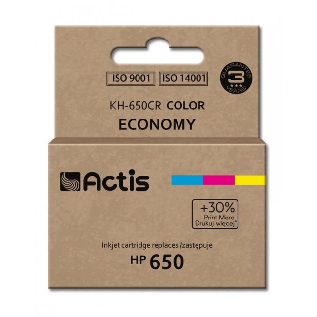 Actis KH-650CR ink (replacement for HP 650 CZ102AE Standard 9 ml color)