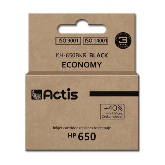 Actis ink cartridge for HP (HP 650 CZ101AE replacement) standard black